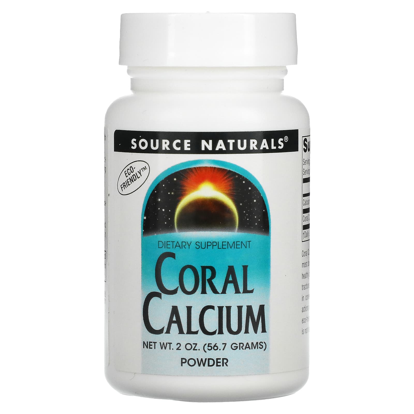 Source Naturals, Coral Calcium, 2 Oz UPC 021078015659 | HiLife Vitamins